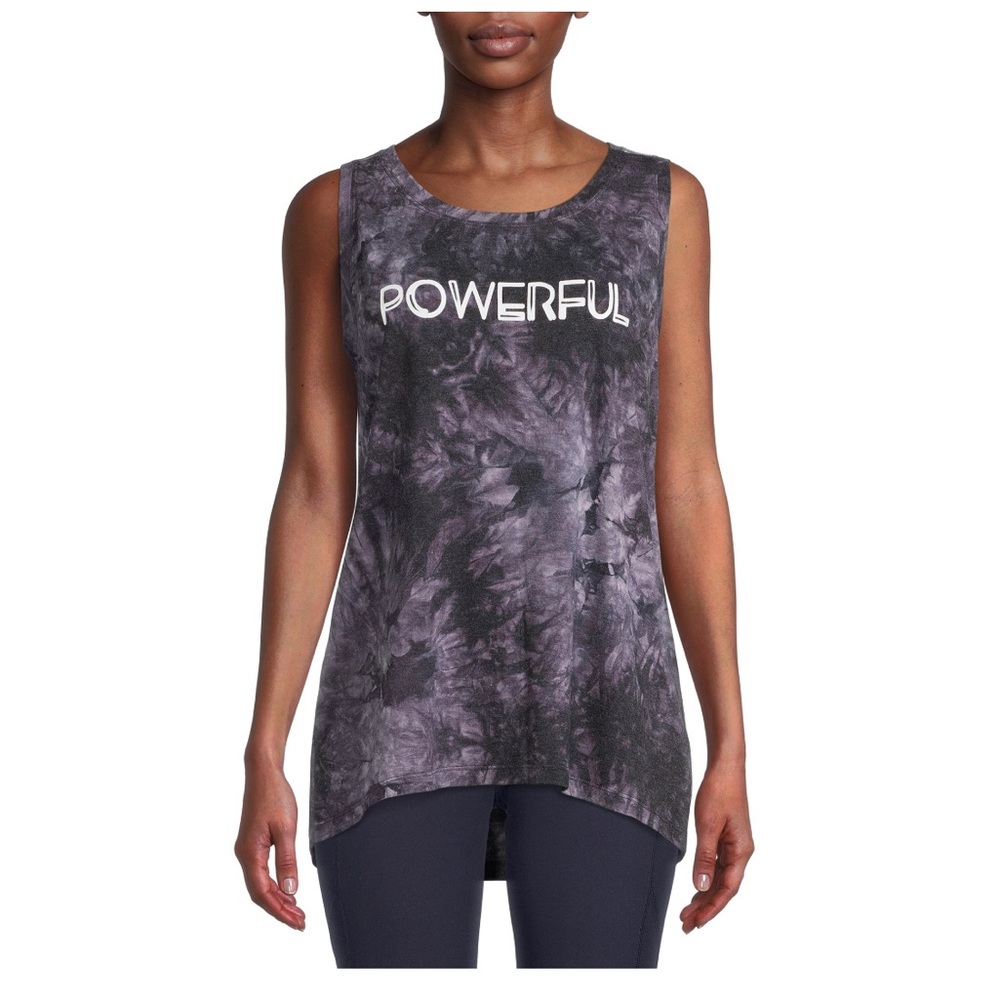 Women’s graphic tank top ‘Powerful’ NWT L
